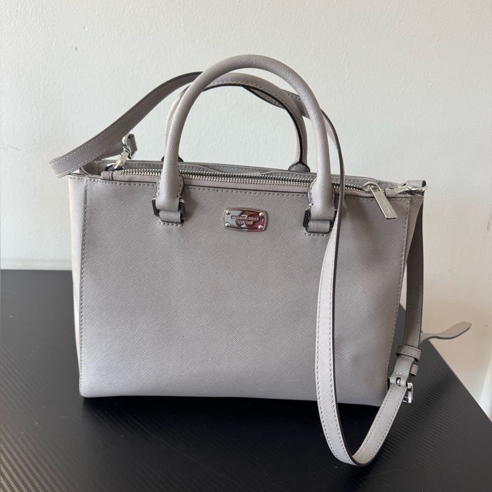 Michael Kors Gray Tote Bag with Crossbody Strap